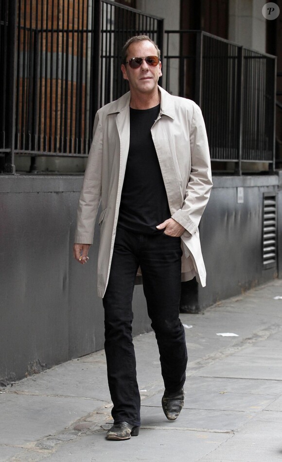 Kiefer Sutherland à New York, le 3 mai 2014.