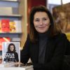 Cecilia Attias présente son livre "Une Envie de Verite" lors d'une séance de dédicaces à la librairie Filigrannes à Bruxelles en Belgique le 6 décembre 2013.