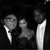 Domenico Dolce (co-créateur de Dolce & Gabbana), Kim Kardashian et Kanye West lors du Met Gala, au Metropolitan Museum of Art. New York, le 5 mai 2014.
