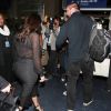 Kim Kardashian arrive à l'aéroport de Los Angeles, en provenance de New York. Le 6 mai 2014.