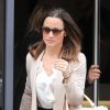 Exclusif - Pippa Middleton est allée faire deux heures de sport dans sa salle de gym avant de retourner à son travail, le 6 mai 2014, dans le quartier de Fulham, à Londres.