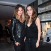 Isabelle Funaro et Victoria Olloqui à l'anniversaire de Sarah Zeitoun célébré au restaurant "Ma Cocotte" à Saint-Ouen. Le 7 mai 2014.