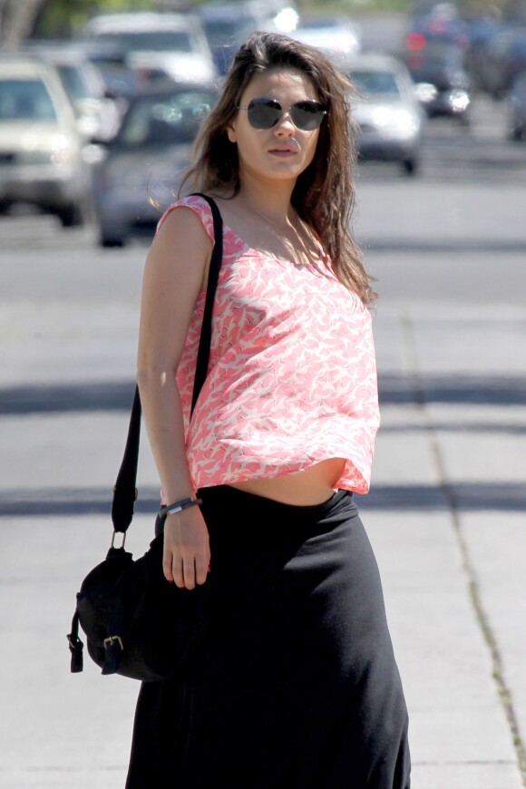 Mila Kunis à Hollywood, Los Angeles, le 3 mai 2014.