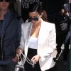 Kim Kardashian et Kanye West se promènent à New York le 5 mai 2014.