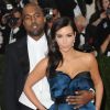 Kim Kardashian et son fiancé Kanye West - Soirée du Met Ball / Costume Institute Gala 2014: "Charles James: Beyond Fashion" à New York, le 5 mai 2014.