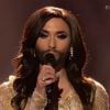 Conchita Wurst chante Rise Like a Phoenix à l'Eurovision 2014.