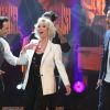 Nuno Resende, Julio Iglesias Jr,Damien Sargue et Evelyne Leclercq - Enregistrement de l'émission "Les années bonheur", diffusée le 17 mai 2014.