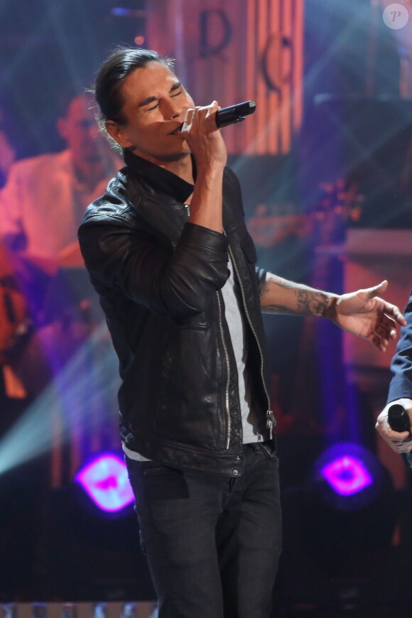 Julio Iglesias Jr - Enregistrement de l'émission "Les années bonheur", diffusée le 7 juin 2014.