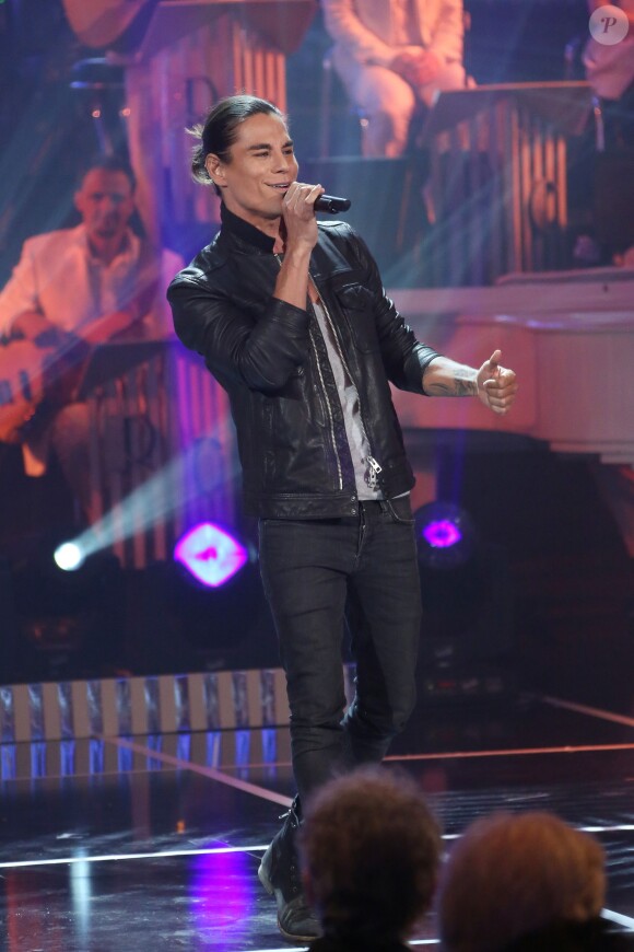 Julio Iglesias Jr - Enregistrement de l'émission "Les années bonheur", diffusée le 17 mai 2014.