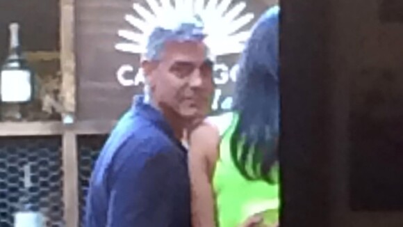 George Clooney et sa fiancée Amal: C'est la fête avec Cindy Crawford et son mari
