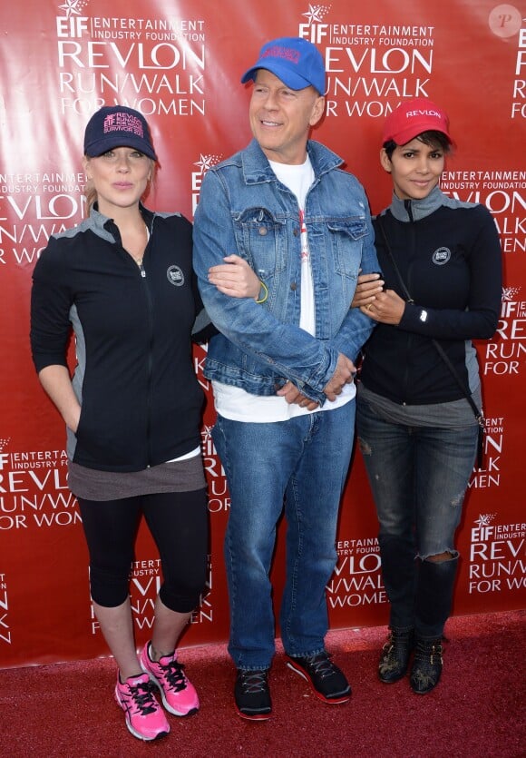 Bruce Willis and Halle Berry attend the 21st Annual EIF Revlon Run Walk For Womenin Los Angeles, CA, USA on May 10, 2014. Photo by Lionel Hahn/ABACAPRESS.COM11/05/2014 - Los Angeles