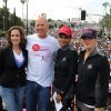 Lilly Tartikoff, Bruce Willis, Halle Berry et Christina Applegate lors de la 21e course EIF Revlon Run/Walk For Women à Los Angeles, le 10 mai 2014.