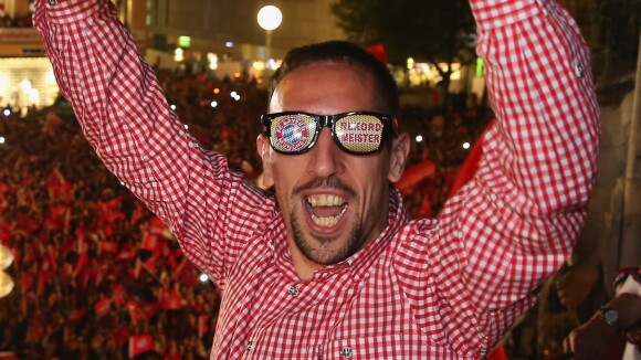 Franck Ribéry et Pep Guardiola : Enfants, blagues et bière pour fêter le titre