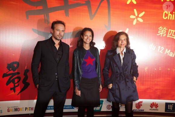 Vincent Perrez, Isabelle Giordano, Anne Fontaine - Ouverture de la 4e Édition du Festival Cinéma Chinois en France au cinéma Gaumont Marignan à Paris, le 12 mai 2014.