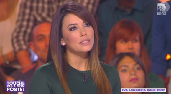 Eva Longoria superbe fait le show dans TPMP, le mardi 13 mai 2014 sur D8