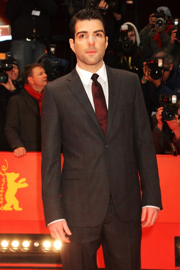 Actor Zachary Quinto poses on the red carpet during the premiere for the movie 'Margin Call' during the 61st Berlin International Film Festival in Berlin, Germany on 11 February 2011. The film is running in competition of the International Film Festival. The 61st Berlinale takes place from 10 to 20 February 2011. Photo by DPA/ABACAPRESS.COM11/02/2011 - Berlin