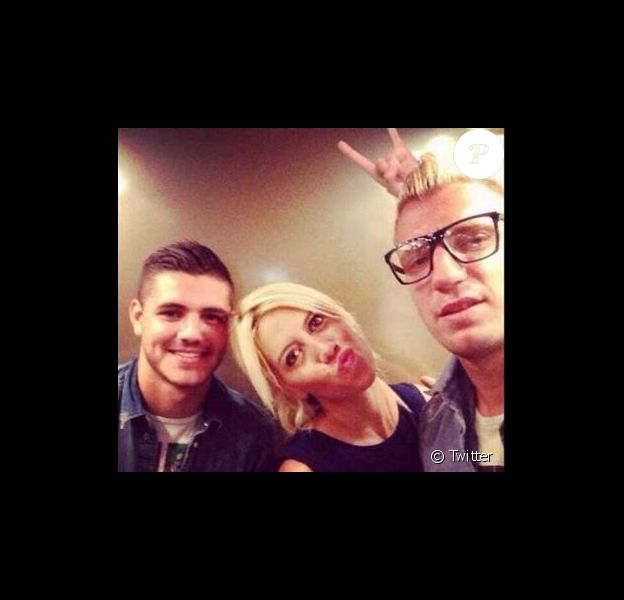 Mauro Icardi, Wanda Nara et Maxi Lopez en 2013