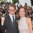  Carole Bouquet et Nicolas Winding Refn, membres du jury, pour l'ouverture du 67e Festival du film de Cannes le 14 mai 2014 
