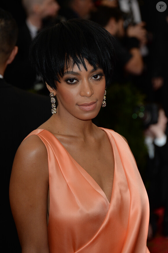 Solange Knowles lors du Met Gala. New York, le 5 mai 2014.