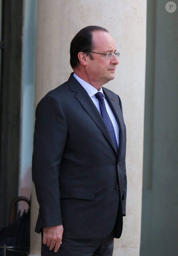François Hollande au Palais de l'Elysée, le 5 mai 2014. 