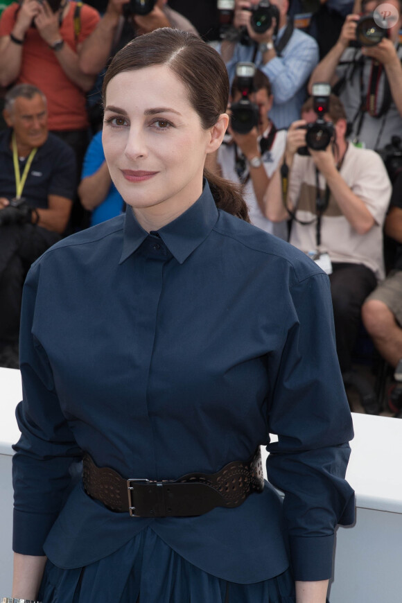 Amira Casar - Photocall du film "Saint Laurent" lors du 67e festival international du film de Cannes, le 17 mai 2014.