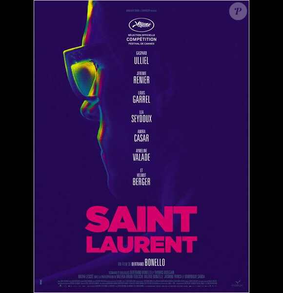 Affiche cannoise de Saint Laurent.