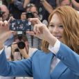 Léa Seydoux - Photocall du film "Saint Laurent" lors du 67e festival international du film de Cannes, le 17 mai 2014.