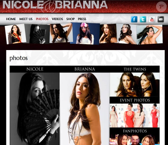 Nicole and Brianna, le site officiel des Bella Twins, divas de la WWE