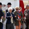 La reine Elizabeth II est venue voir son cheval Tower Bridge au premier jour du Royal Windsor Horse Show, le 14 mai 2014