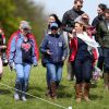 Zara Phillips does a cross country course walk for Musto clothing competition winners during day three of the Mitsubishi Motors Badminton Horse Trials, Badminton, UK on May 9, 2014. Photo by Steve Parsons/PA Wire/ABACAPRESS.COM09/05/2014 - Badminton