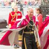 La reine Elizabeth II prenait part le 9 mai 2014 aux cérémonies de l'ordre de Bath à Westminster, conduites tous les 4 ans par son fils le prince Charles et auxquelles elle assiste une fois tous les 8 ans.