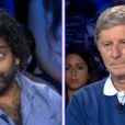   Vikash Dhorasoo et Jean-Michel Larqu&eacute;  sur le plateau d'On n'est pas couch&eacute; sur France 2, le samedi 17 mai 2014. 