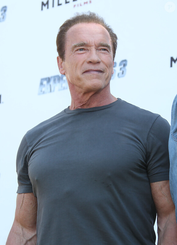 Arnold Schwarzenegger - Les acteurs du film "Expendables 3" au photocall du film devant le Carlton dans le cadre du 67e festival du film de Cannes, le 18 mai 2014.