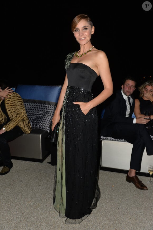 Clotilde Courau (princesse Clotilde de Savoie) - Soirée Vanity Fair Armani à l'Eden Roc au cap d'Antibes le 17 mai 2014.