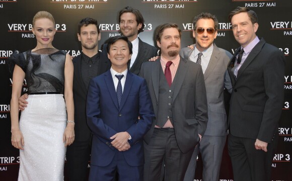 Heather Graham, Justin Bartha, Ken Jeong, Bradley Cooper, Zach Galifianakis, Todd Philips et Ed Helms - Avant-première du Film "Very Bad Trip 3" à l' UGC Normandie Champs-Elysees à Paris, le 27 mai 2013.