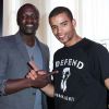Exclusif - Akon et Brahim Zaibat lors des essayages Edouard Nahum à l'Hotel Carlton, lors du 67e Festival de Cannes, le 19 mai 2014