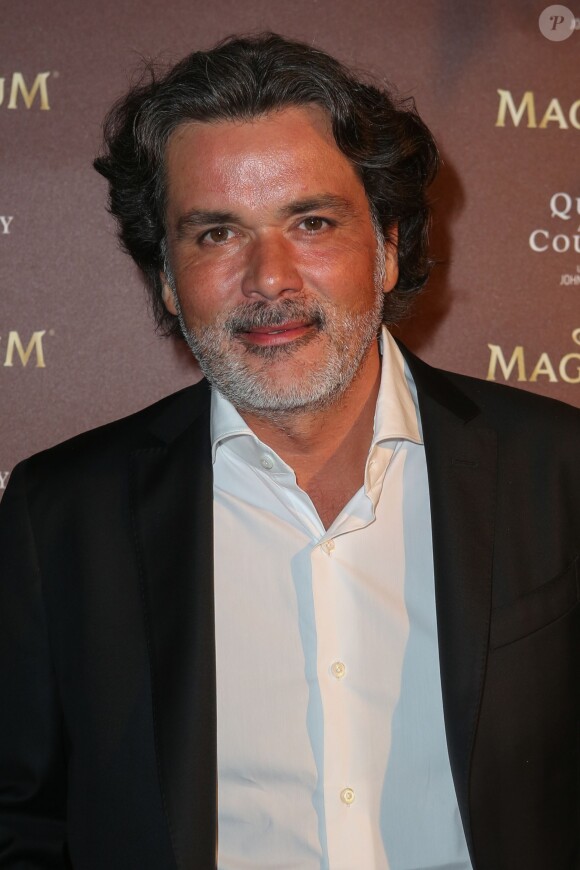Exclusif - Christophe Barratier lors de la soirée pour les films "Le Sel de la Terre" et "Queen and Country" sur la plage Magnum à Cannes, le 20 mai 2014.