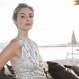 Exclusif - Tamsin Egerton lors de la soirée pour les films "Le Sel de la Terre" et "Queen and Country" sur la plage Magnum à Cannes, le 20 mai 2014.