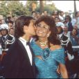  Sophia Loren et son fils Edoardo au Festival de Cannes en 1989 
