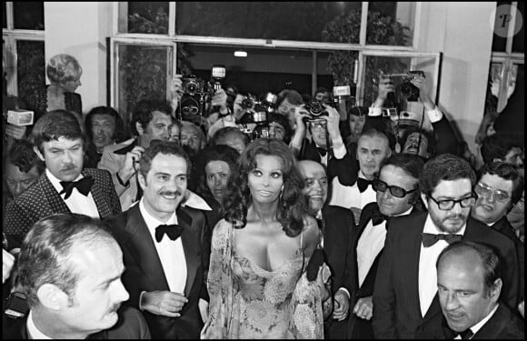 Sophia Loren et Carlo Ponti au Festival de Cannes 1976
