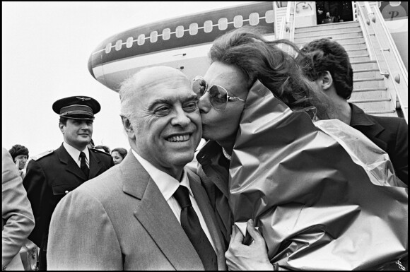 Sophia Loren et Carlo Ponti au Festival de Cannes 1976