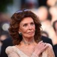  Sophia Loren arrivant au palais des festivals le 20 mai 2014 