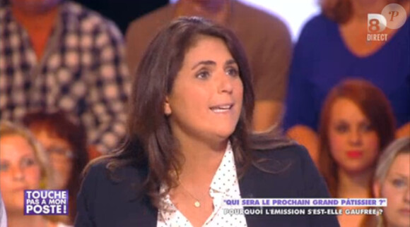 Valérie Bénaïm dans Touche pas à mon poste, le mercredi 21 mai 2014 sur D8.