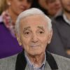 Charles Aznavour - Enregistrement de l'émission "Vivement dimanche" à Paris le 6 novembre 2013.