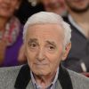 Charles Aznavour - Enregistrement de l'émission "Vivement dimanche" à Paris le 6 novembre 2013.
