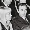 Charles Aznavour et sa femme Ulla en mars 1967.