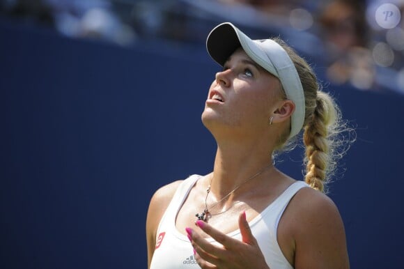 Caroline Wozniacki lors de l'US Open à Flushing Meadows à New York le 3 septembre 2011
