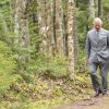 Le prince Charles profitant de la nature sur l'Île du Prince Edward au Canada le 20 mai 2014