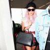 Kesha arrive à l'aéroport de Los Angeles, le 22 mai 2014.