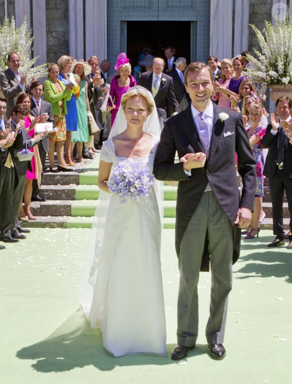 Carolina de Bourbon-Parme et Albert Brenninkmeijer lors de leur mariage religieux à Florence le 16 juin 2012